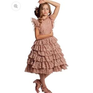 Joyfolie Anouk Dress - NWT - size 6 - baby pink